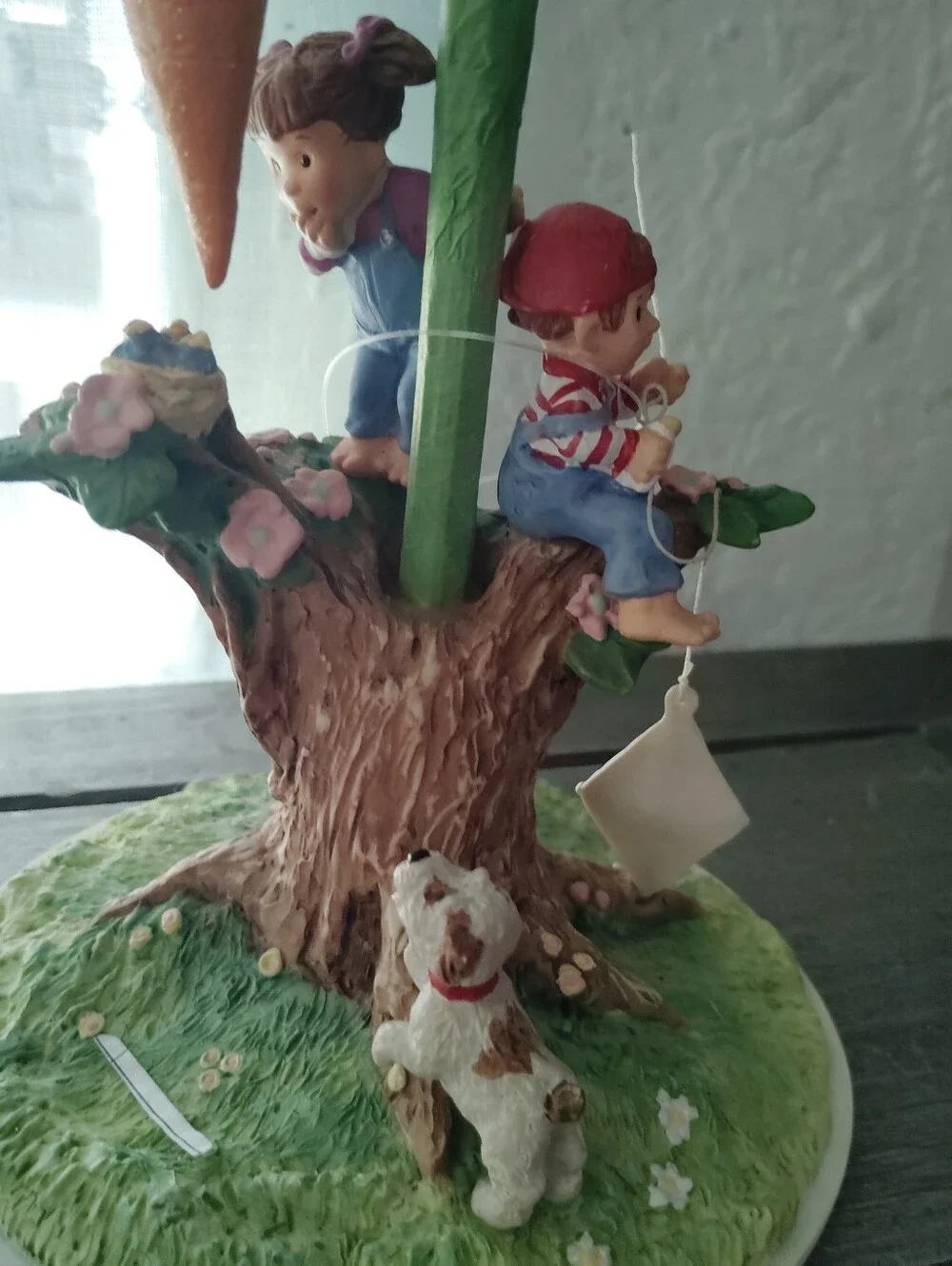 2 VINTAGE EASTER HALLMARK TREES